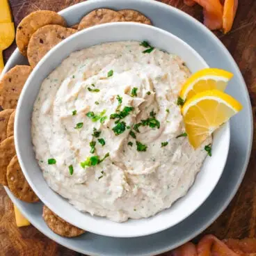 Trempette au saumon fumé