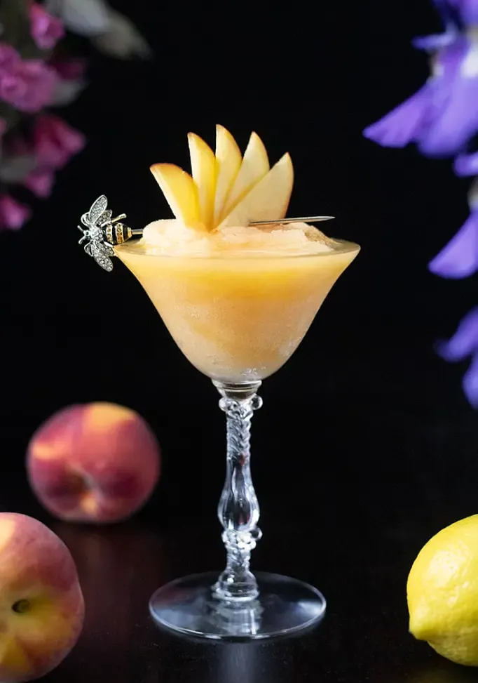 Midnight Sunshine - un cocktail Aquavit glacé