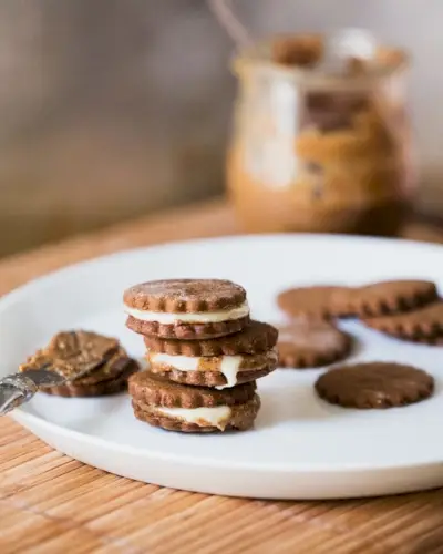 Lebkuchen-Sandwich-Kekse