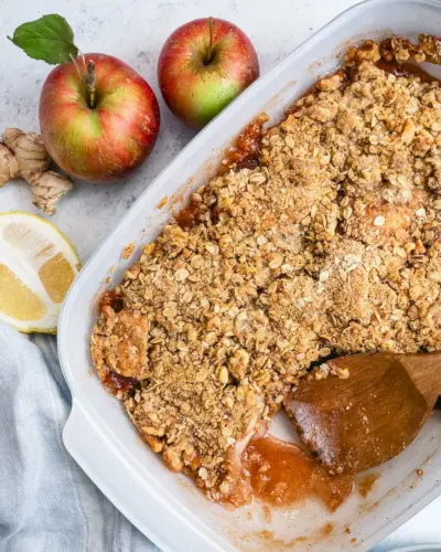 Apfelstreusel (vegan & glutenfrei)