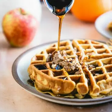 Kürbiswaffeln