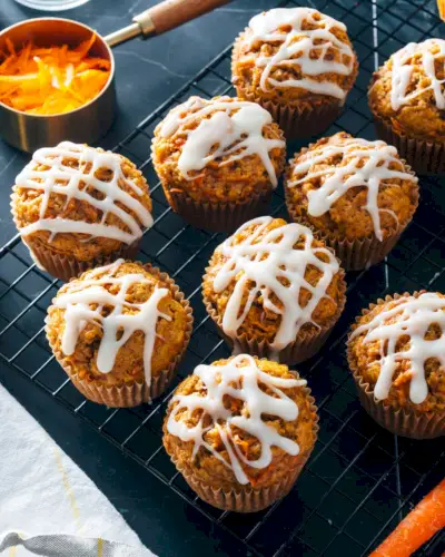 Recept na muffiny z mrkvovej torty