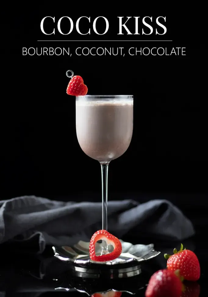 코코 키스 - 초콜릿 코코넛 디저트 칵테일