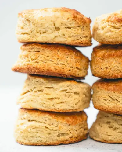 Biscoitos caseiros escamosos