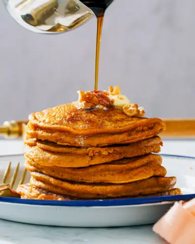 Panqueques de calabaza y especias