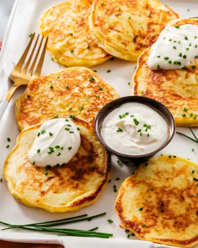 Panqueques De Puré De Papa