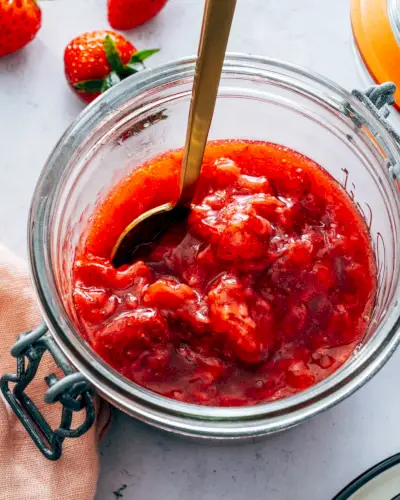 Compote de fraises facile