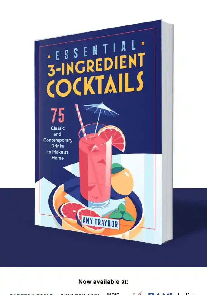 ¡Mi nuevo libro Cócteles esenciales de 3 ingredientes estará disponible pronto!
