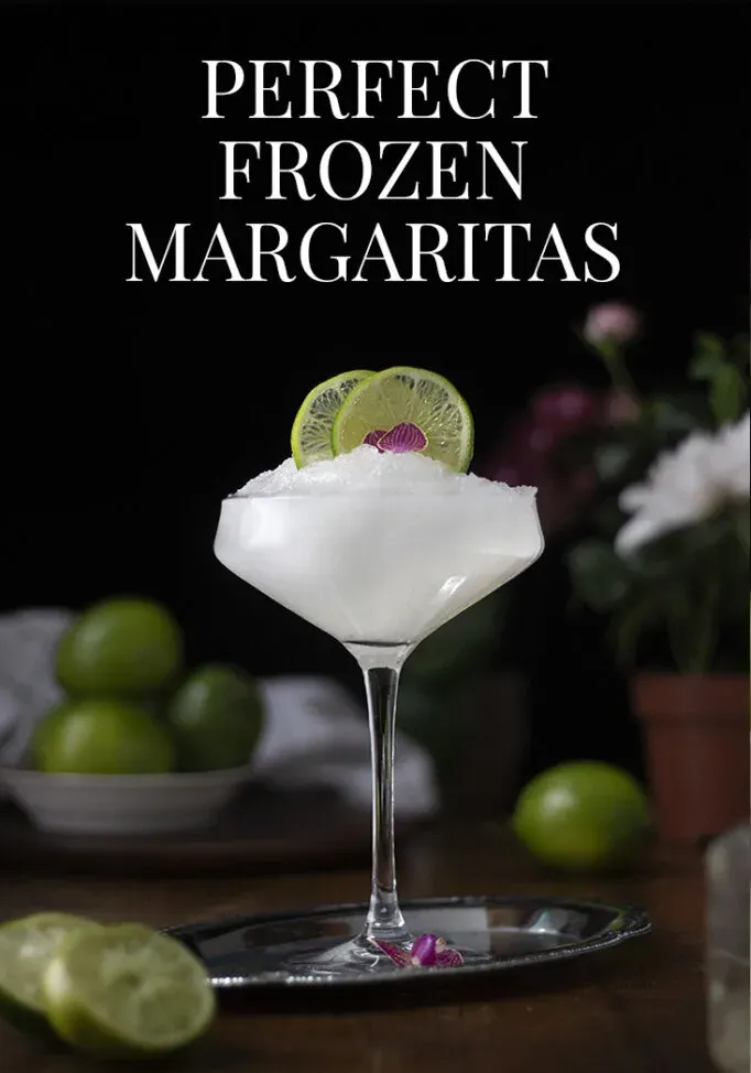receita perfeita de coquetel de margarita congelada' title=