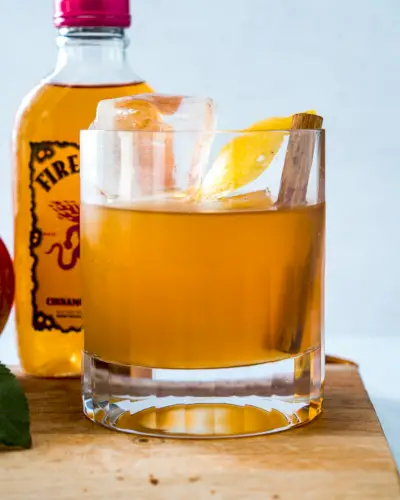 Palla di fuoco e sidro di mele