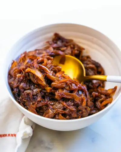 Rezept für karamellisierte Zwiebeln