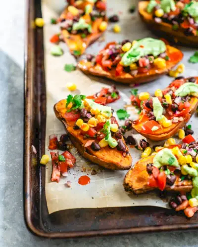 Batata doce mexicana na assadeira.