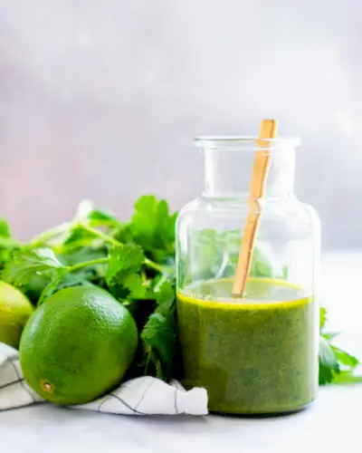 Vinaigrette facile à la coriandre et au citron vert