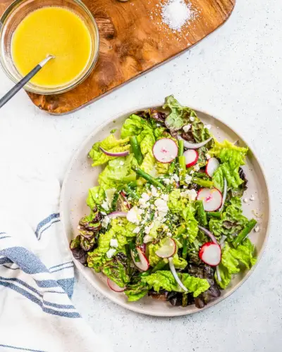 Insalata di asparagi con vinaigrette di Digione