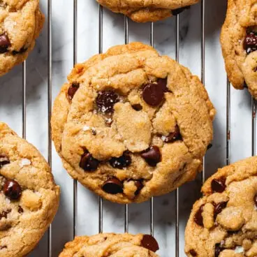 Biscoitos de chocolate veganos