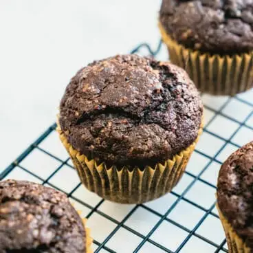 Čokoládové banánové muffiny