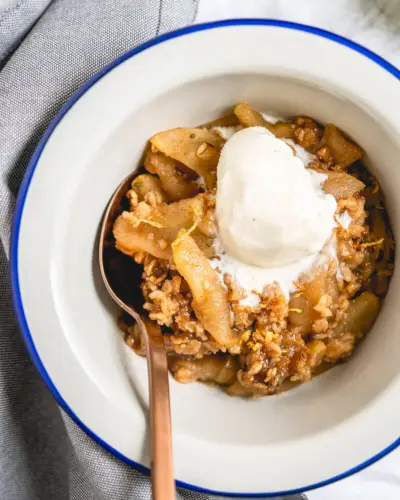 Instant Pot jablkový chrumkavý dezert