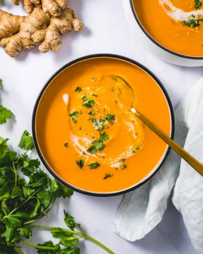Sopa De Zanahoria Y Jengibre