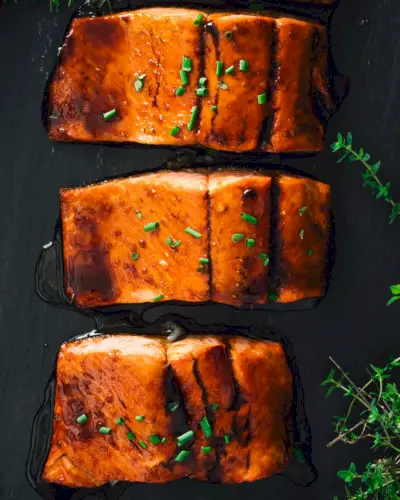 Recept na losos glazovaný javorom
