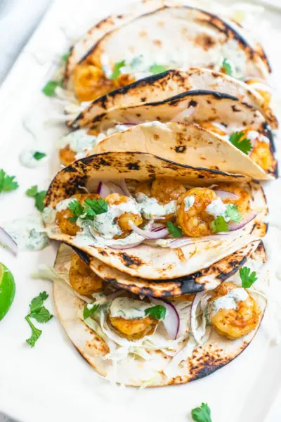 Einfaches Garnelen-Tacos-Rezept