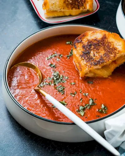 Receita de sopa de tomate