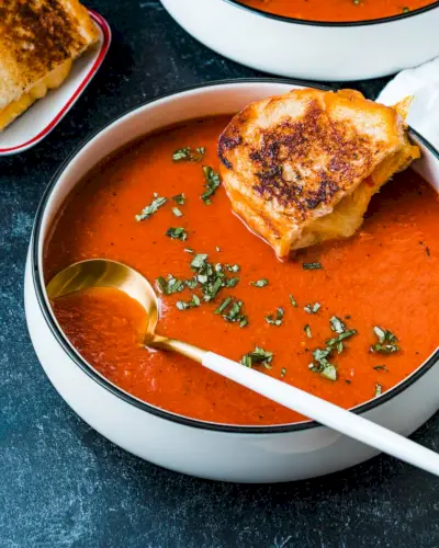 Receita de sopa de tomate