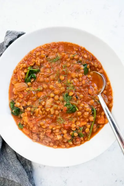 Linsensuppe Instant-Topf