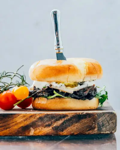 Pieczona kanapka Portobello