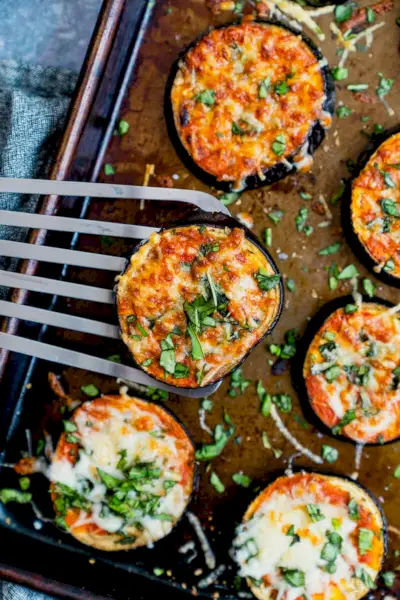Łatwa pizza z bakłażanem