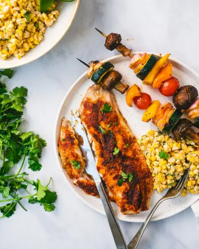 Gegrillter Red Snapper