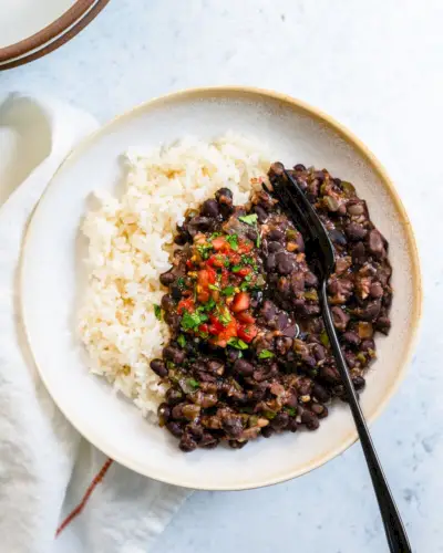 Rezept für kubanische schwarze Bohnen