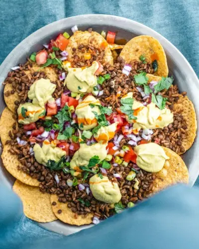 Nachos veganos | Nachos saudáveis ​​| Nachos sem glúten