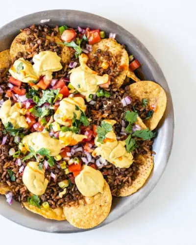 Nachos veganos | Nachos saudáveis ​​| Nachos sem glúten