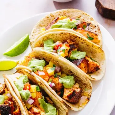 Lososové tacos