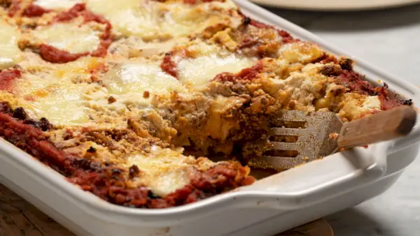 Lasanha de carne moída
