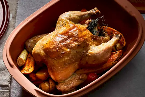 Römertopf Pollo Asado Y Tubérculos