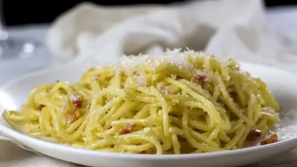 Krémové špagety Carbonara