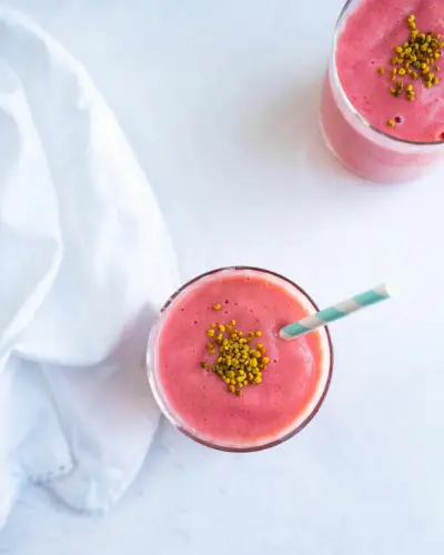Smoothie z mandlového mléka