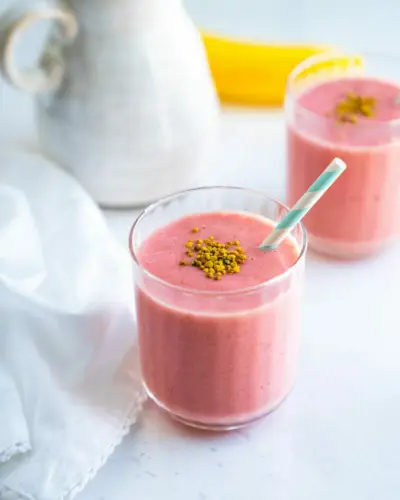 Smoothie z mandlového mléka
