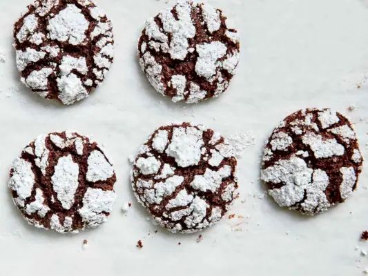 Biscuits froissés au bretzel au chocolat