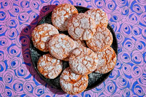 Biscuits froissés au thé thaïlandais