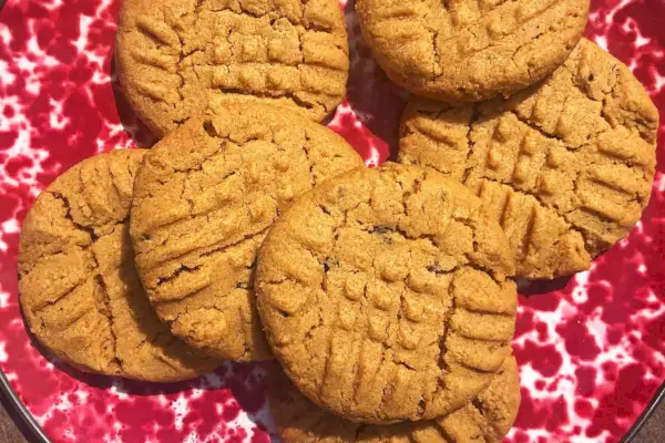 Biscuits croquants au beurre de cacahuète