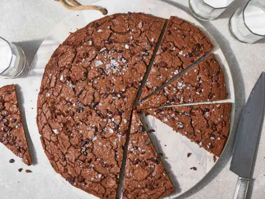Recept na obří slané čokoládové sušenky s kakaem