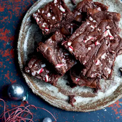 Čokoládovo-mátové brownies