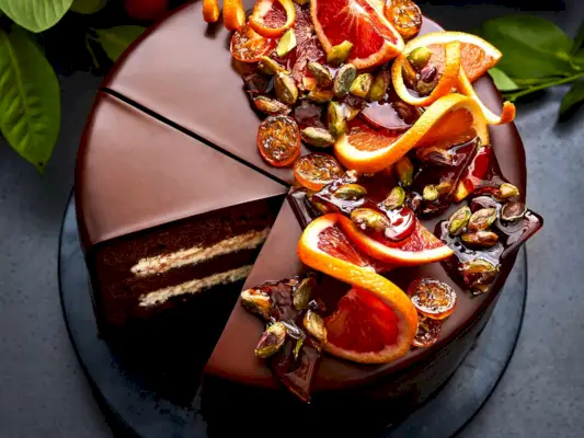 Cassata z čokolády a citrusů