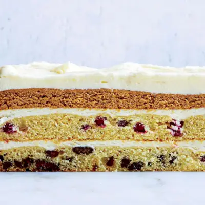 Gâteau de Thanksgiving à trois étages