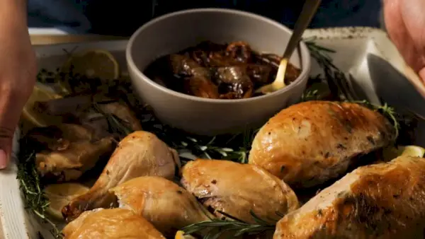 Pollo Asado Con Hierbas Y Limón