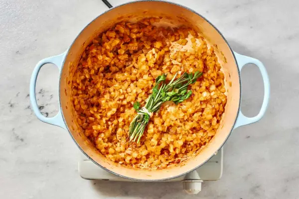 Receita de geléia de cebola caramelizada