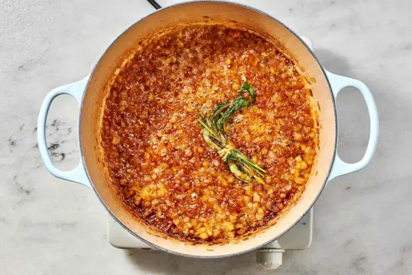 Receita de geléia de cebola caramelizada