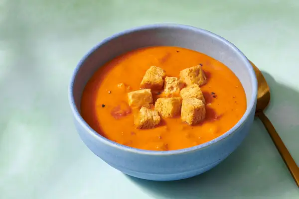 Recept na bisque z pečených rajčat